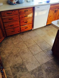 Kitchen Before/After Tile